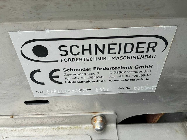 2018 schneider safb4-4200 opvoerband - afbeelding 12 van  13