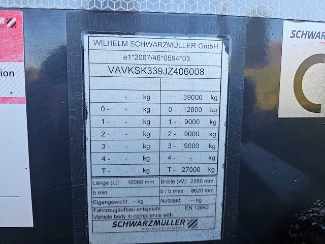 2018 schwarzmüller sk - oplegger - afbeelding 7 van  15
