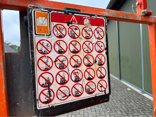 2018 skyjack sd 3 3219 hoogwerker - afbeelding 6 van  22