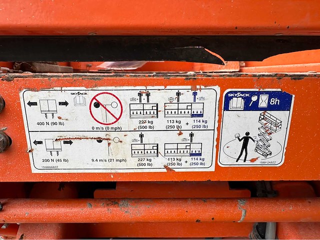 2018 skyjack sd 3 3219 hoogwerker - afbeelding 8 van  19
