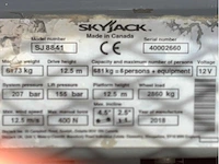 2018 skyjack sj 8841 hoogwerker 4x4 - afbeelding 18 van  37