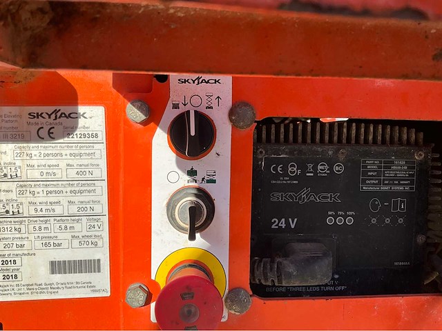 2018 skyjack sj iii 3219 hoogwerker - afbeelding 16 van  29