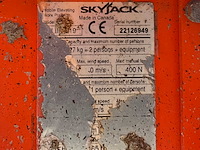 2018 skyjack sj iii 3219 hoogwerker - afbeelding 24 van  30