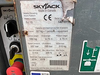 2018 skyjack sj16e personenlift - afbeelding 9 van  17