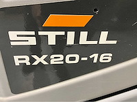 2018 still rx 20-16 1600 kg vorkheftruck - afbeelding 16 van  17