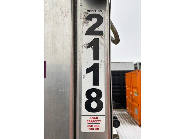 2018 sumner manufacturing 2118 materiaallift / kanaallift - afbeelding 10 van  10