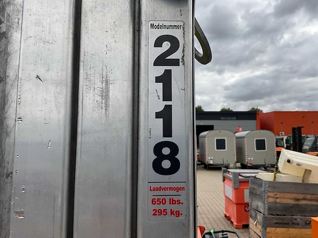 2018 sumner manufacturing 2118 materiaallift / kanaallift - afbeelding 5 van  14