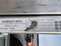 2018 sumner manufacturing 2124 materiaallift / kanaallift - afbeelding 6 van  14