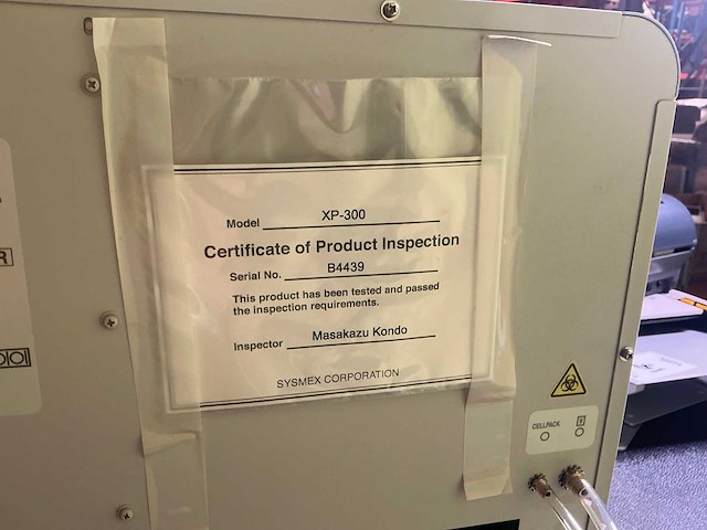 2018 sysmex xp-300 hematologie-analysator - afbeelding 7 van  8