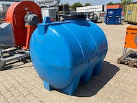 2018 tankgigant bbh 2000 liter horizontale opslagtank - afbeelding 2 van  9