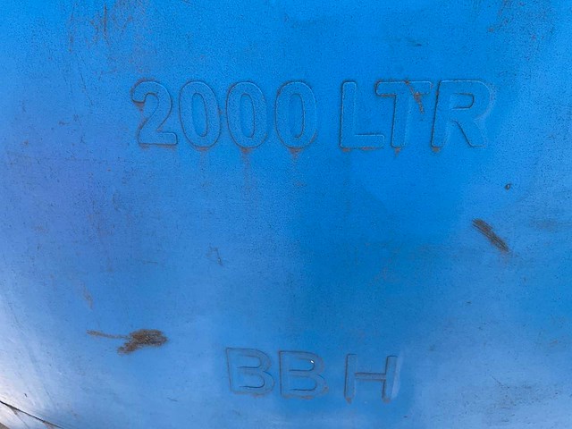 2018 tankgigant bbh 2000 liter horizontale opslagtank - afbeelding 8 van  9