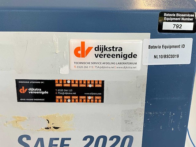 2018 thermo scientific safe 2020 1.8 microbiologische veiligheidskast en12469 - afbeelding 7 van  8