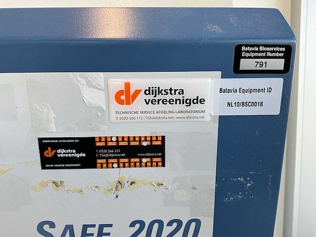 2018 thermo scientific safe 2020 1.8 microbiologische veiligheidskast en12469 - afbeelding 7 van  8