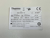 2018 thermo scientific safe 2020 1.8 microbiologische veiligheidskast en12469 - afbeelding 8 van  8
