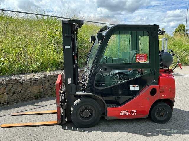 2018 toyota 02-8fgf25 vorkheftruck - afbeelding 1 van  23
