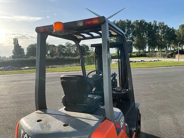 2018 toyota 8fd20 vorkheftruck - afbeelding 13 van  20