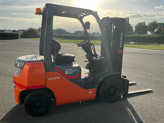 2018 toyota 8fd20 vorkheftruck - afbeelding 18 van  20