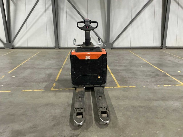 2018 toyota lpe200 elektrische palletwagen met platform - afbeelding 8 van  15