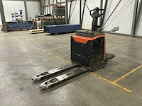 2018 toyota lpe200 elektrische palletwagen met platform - afbeelding 1 van  14