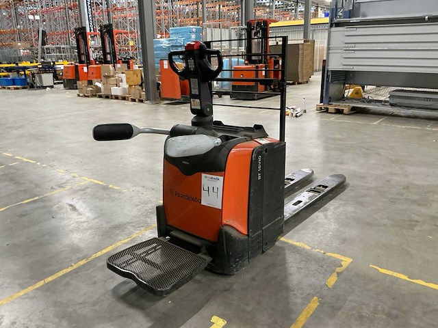 2018 toyota lpe200 elektrische palletwagen met platform - afbeelding 10 van  14