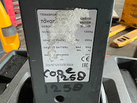 2018 toyota lwe130 elektrische palletwagen - afbeelding 4 van  8