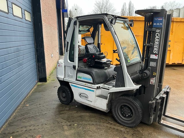 2018 unicarrier u1d2a25lq vorkheftruck - afbeelding 14 van  19