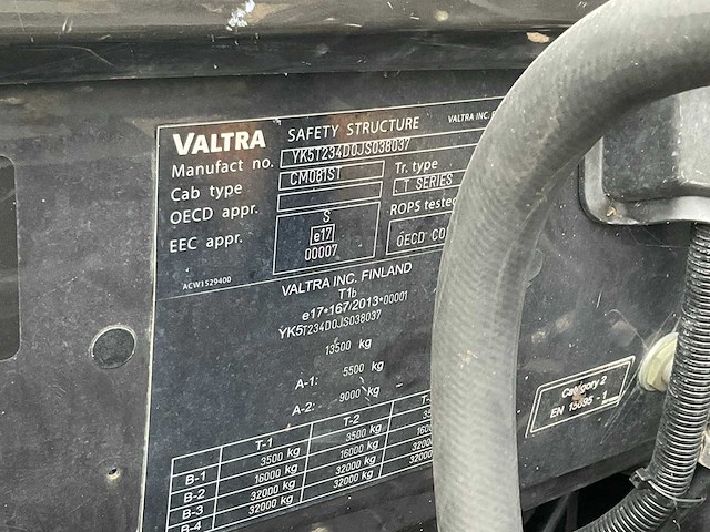 2018 valtra t234 direct smarttouch vierwielaangedreven landbouwtractor - afbeelding 10 van  23