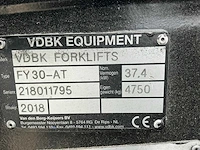 2018 vdbk fy30 vorkheftruck gas - afbeelding 5 van  13