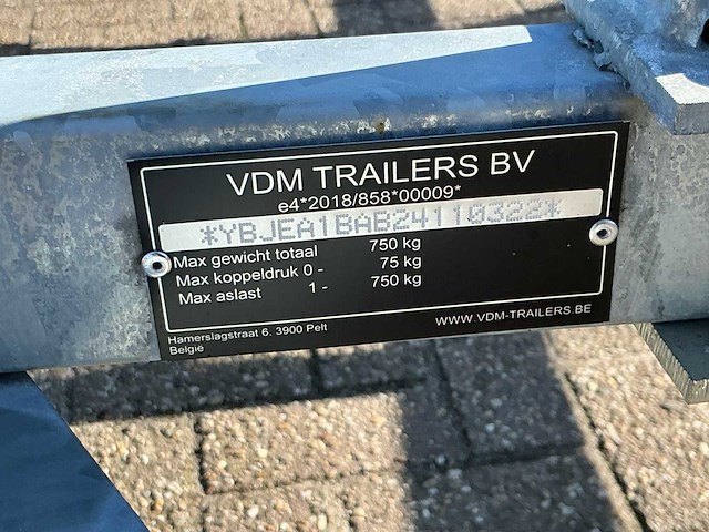 2018 vdm steiger aanhangwagen - afbeelding 2 van  9