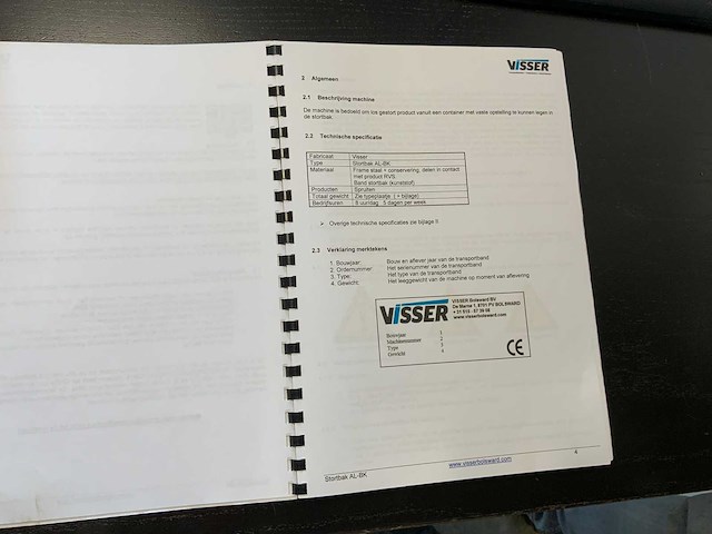 2018 visser al2600 stortbak opvoerband - afbeelding 18 van  18