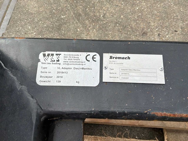 2018 vl adapter dieci manitou - afbeelding 7 van  7