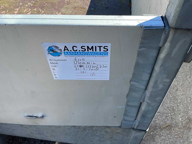 2018 vlemmix aanhangwagen - afbeelding 5 van  9