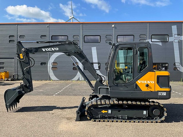 2018 volvo ec55d midigraafmachine - afbeelding 9 van  19