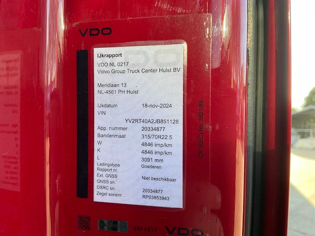 2018 volvo fh opleggertrekker - afbeelding 19 van  45