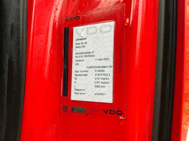 2018 volvo fh trekker (74113-680) - afbeelding 8 van  33