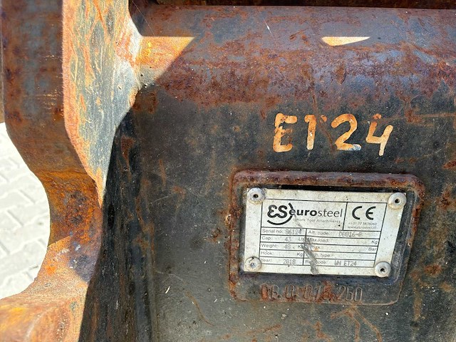 2018 wacker nelson et24 e12-04 minigraafmachine - afbeelding 28 van  37