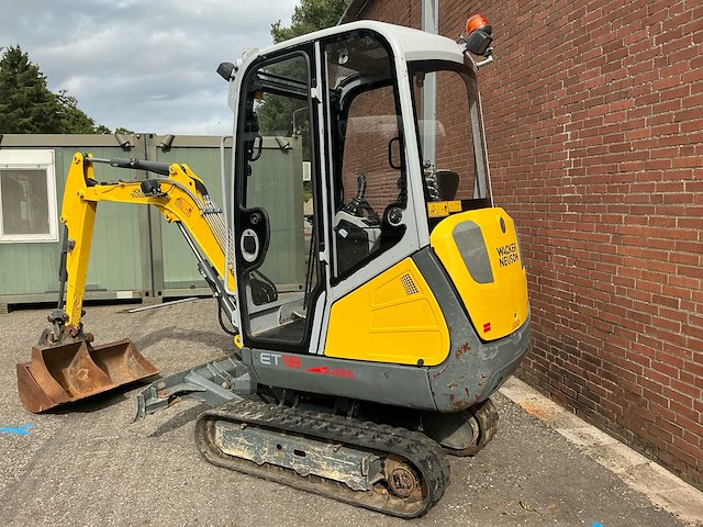 2018 wacker neuson et18 minigraafmachine - afbeelding 10 van  31