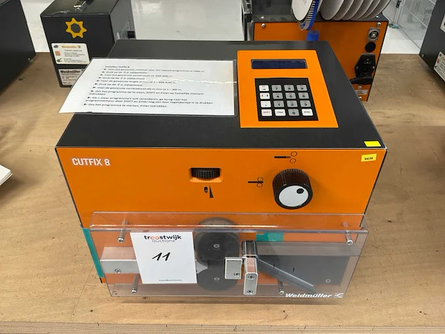 2018 weidmüller cutfix 8 automatische kabelsnijmachine - afbeelding 2 van  7