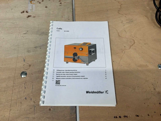 2018 weidmüller cutfix 8 automatische kabelsnijmachine - afbeelding 7 van  7