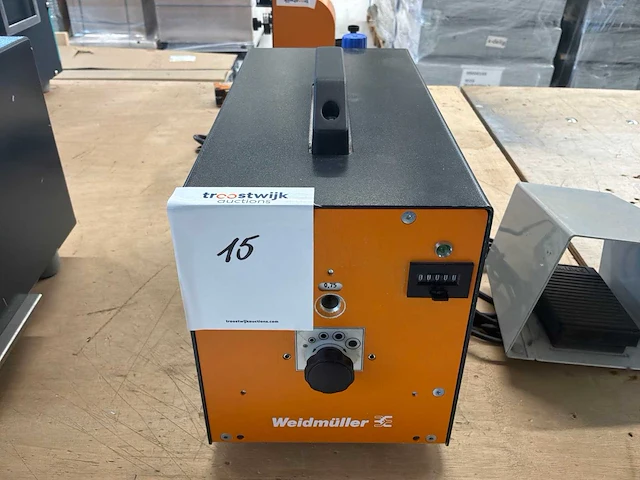 2018 weidmüller powercrimper 6.0 kabelstripmachine - afbeelding 2 van  6