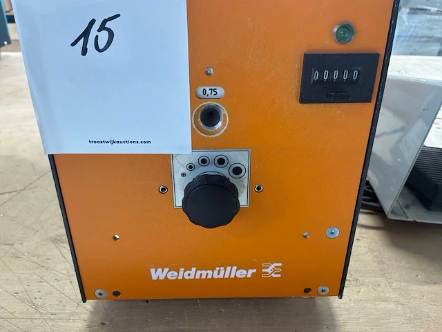 2018 weidmüller powercrimper 6.0 kabelstripmachine - afbeelding 3 van  6