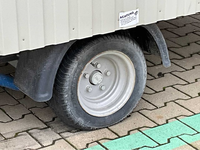 2018 weiro holzbau bauwagen rasant 350 schaft aanhangwagen - afbeelding 2 van  12