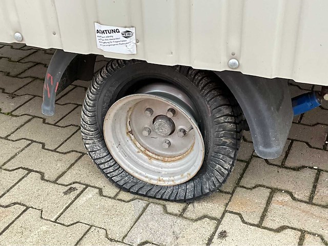 2018 weiro holzbau bauwagen rasant 350 schaft aanhangwagen - afbeelding 4 van  13