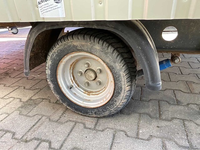 2018 weiro holzbau bauwagen rasant 350 schaft aanhangwagen - afbeelding 2 van  9