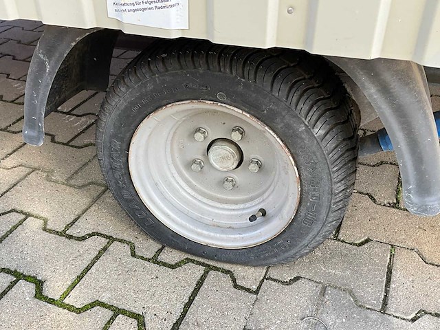 2018 weiro holzbau bauwagen rasant 350 schaft aanhangwagen - afbeelding 3 van  12