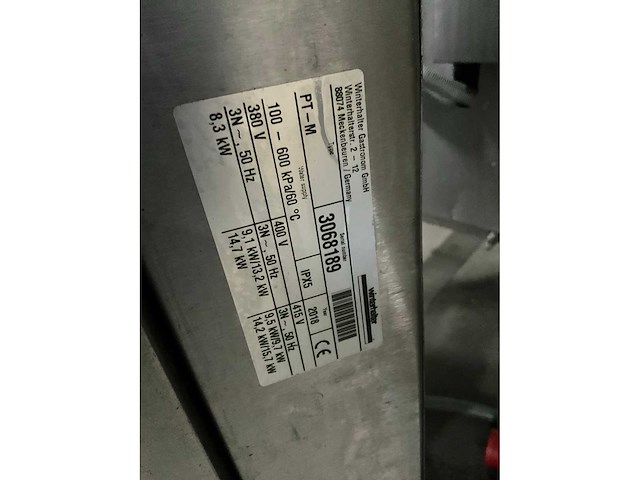 2018 winterhalter pt-m vaatwasmachine - afbeelding 7 van  7