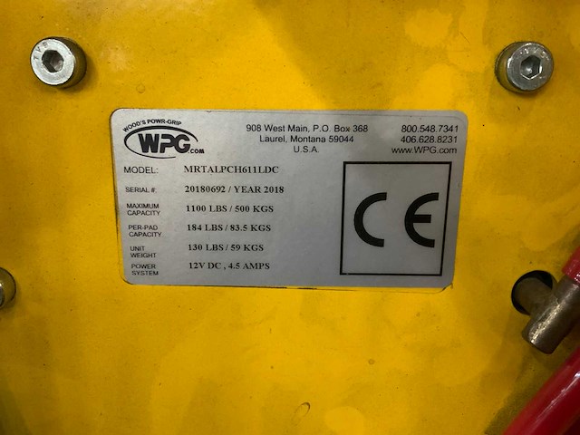 2018 wpg mrtalpch611lcd vacuümheffer - afbeelding 6 van  6