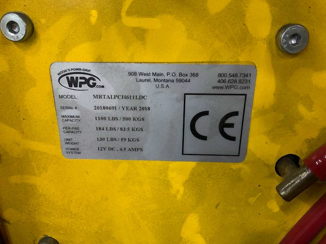 2018 wpg mrtalpch611lcd vacuümheffer - afbeelding 5 van  5