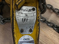 2018 yale handkettingtakel 1,6 ton - afbeelding 4 van  4