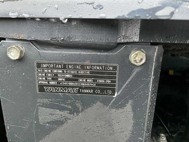 2018 yanmar vio50-6b midigraafmachine - afbeelding 21 van  31